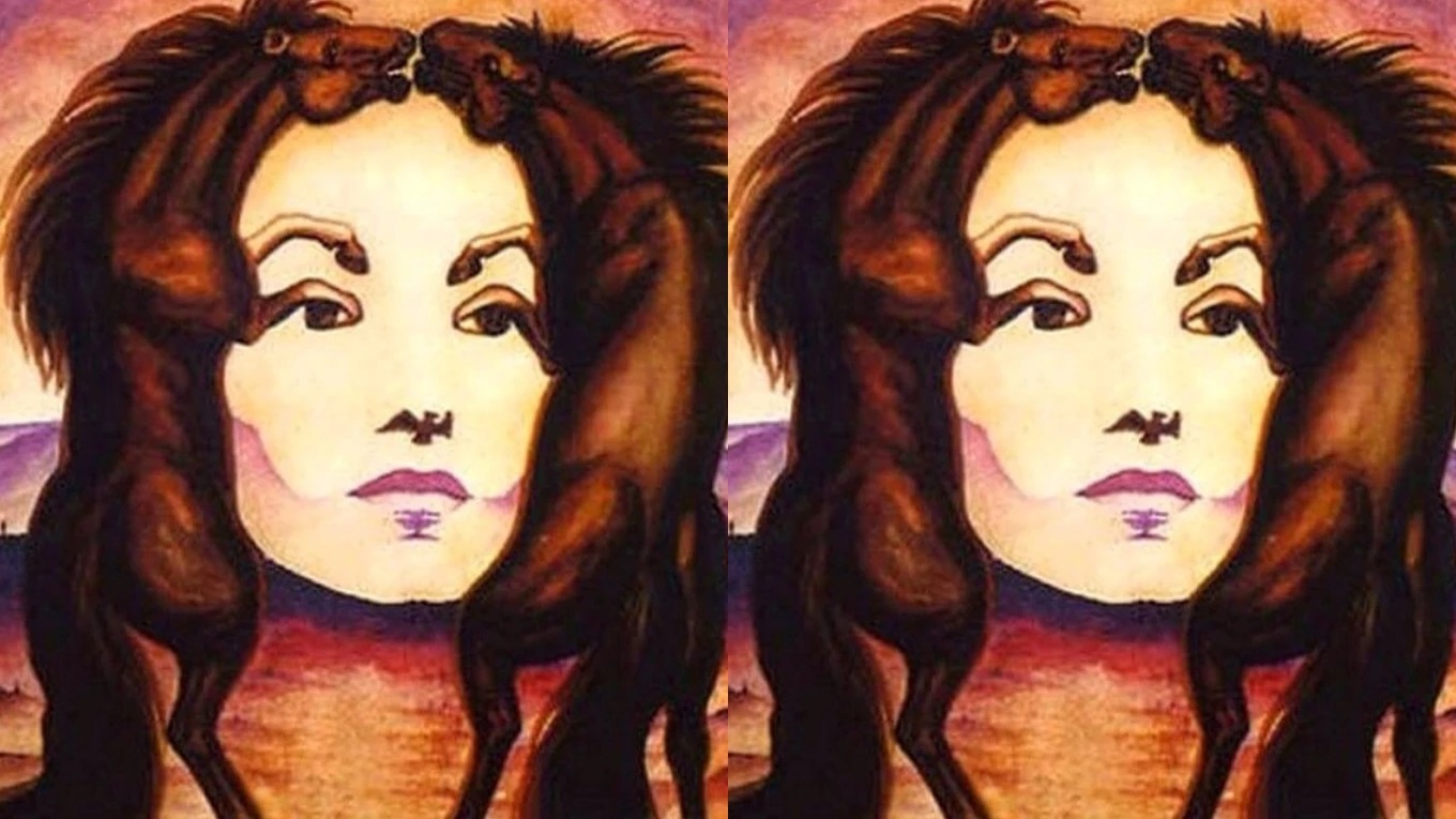 Τεστ Προσωπικότητας Οπτική ψευδαίσθηση γυναίκα άλογα πουλί