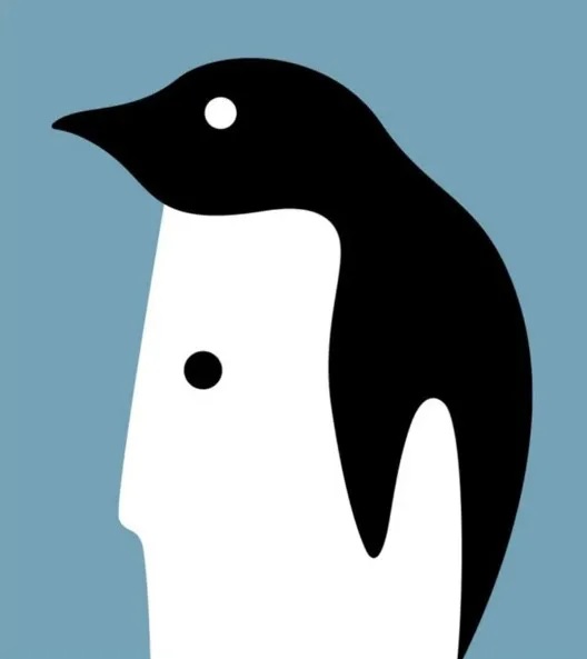 Τεστ προσωπικότητα Οπτική ψευδαίσθηση άνδρας πινγκουίνος