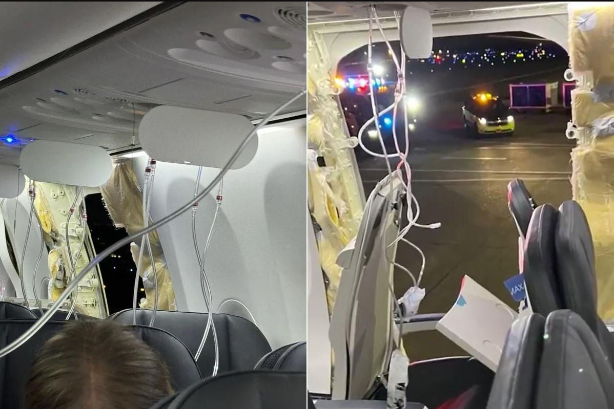 Αποκολλήθηκε παράθυρο αεροπλάνου κατά τη διάρκεια πτήσης – Τα βίντεο των τρομοκρατημένων επιβατών