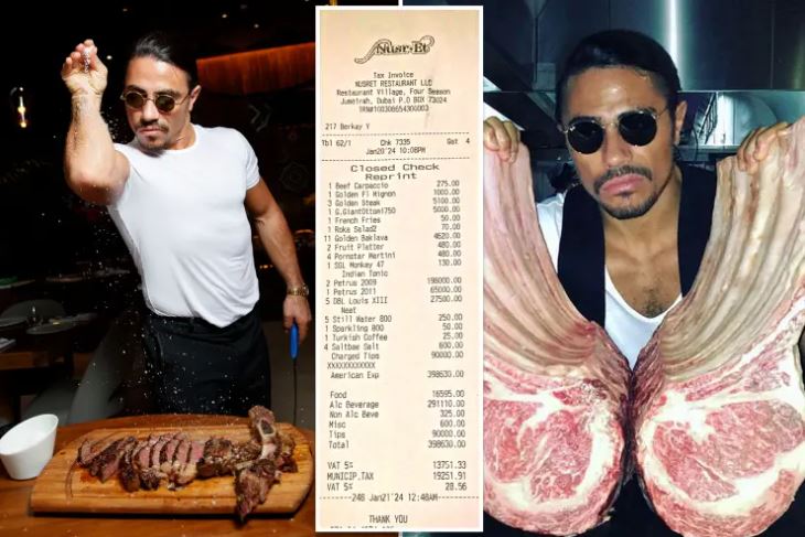 Η απόδειξη 108.000 δολαρίων του Salt Bae πυροδοτεί οργή: «Οι άνθρωποι έχουν περισσότερα χρήματα από κοινή λογική»