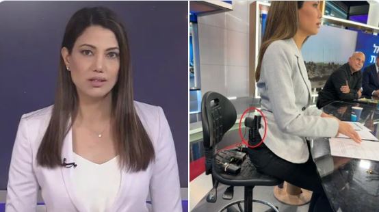 Ισραήλ: Δημοσιογράφος παρουσιάζει ειδήσεις με το όπλο στην μέση – ΦΩΤΟ