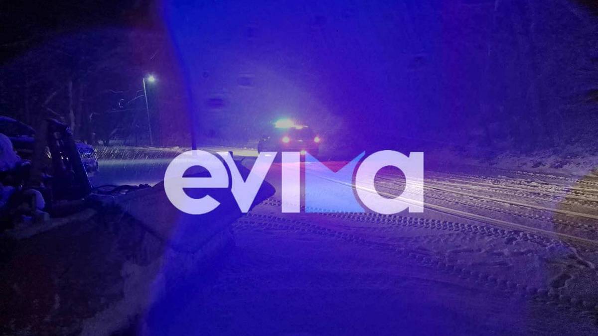 Κακοκαιρία Avgi: Πυκνή χιονόπτωση τώρα στην Εύβοια – ΒΙΝΤΕΟ