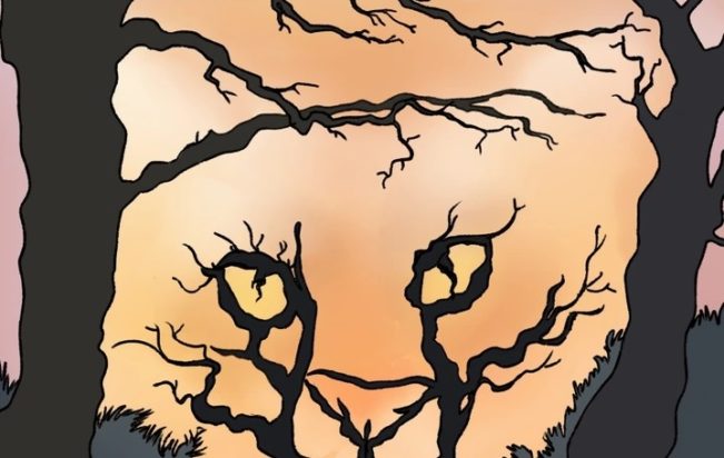 Τεστ Προσωπικότητας Οπτική ψευδαίσθηση δέντρα τίγρης