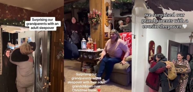 TikTok παππούδες πιτζάμα πάρτι