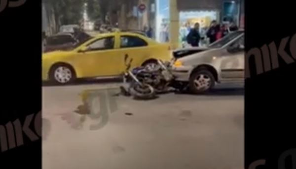 Τροχαίο ατύχημα στην Πατησιών – Ένας τραυματίας – ΒΙΝΤΕΟ αναγνώστη