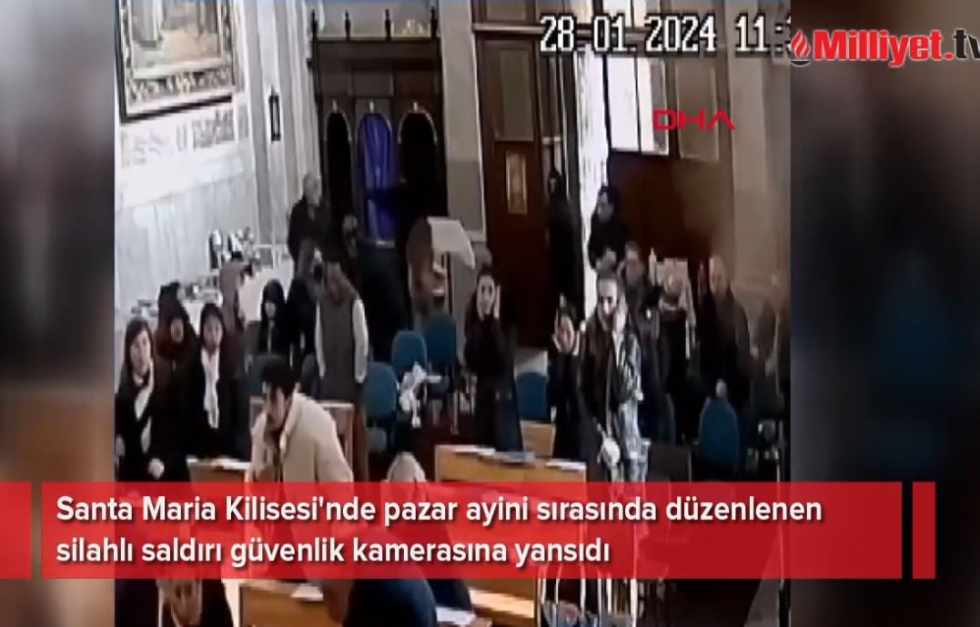 Κωνσταντινούπολη: Βίντεο ντοκουμέντο από την στιγμή των πυροβολισμών μέσα σε καθολική εκκλησία – Σκληρές εικόνες