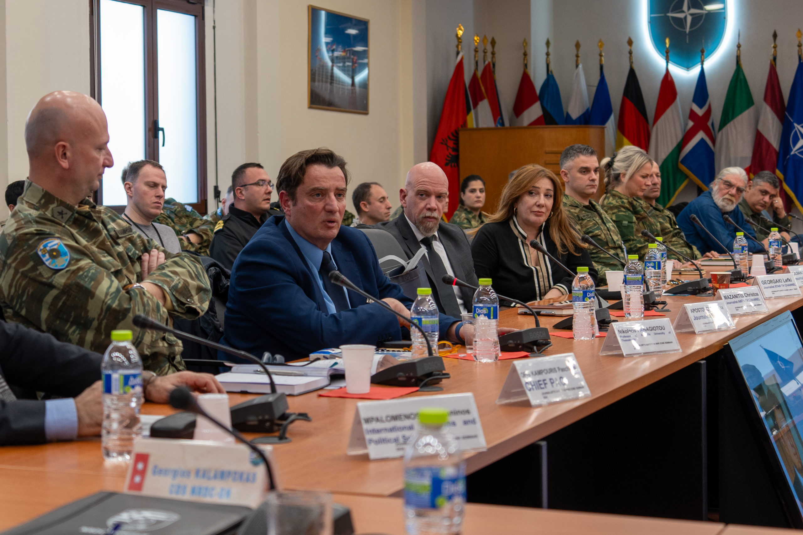 Ο Χρήστος Μαζανίτης στο συνέδριο του ΝΑΤΟ RDC-GR για τους δημοσιογράφους σε εμπόλεμες ζώνες