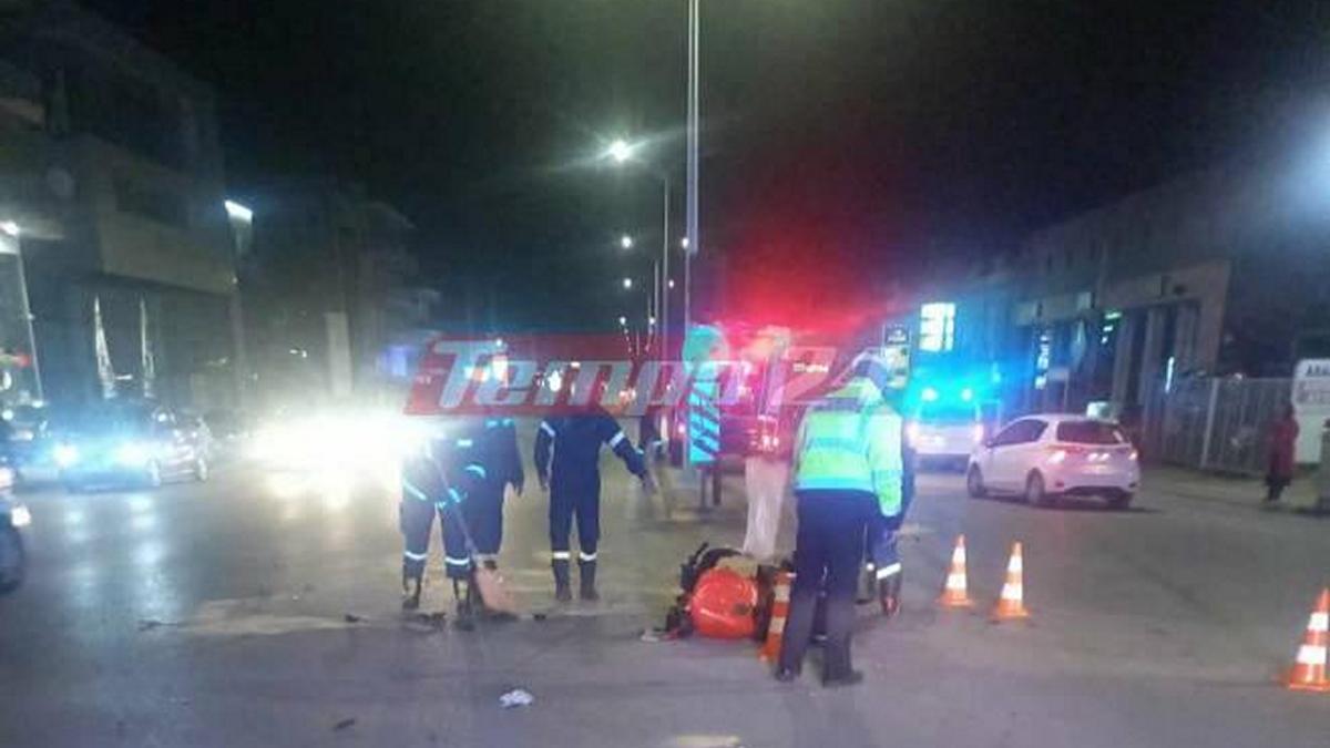 Τραγωδία στην Πάτρα: Αυτοκίνητο συγκρούστηκε με μηχανή – Δύο νεκροί