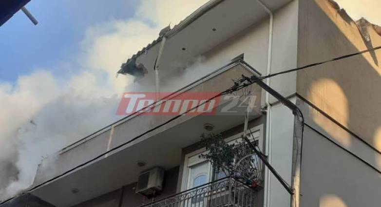 Αγρίνιο: Φωτιά στο διαμέρισμα αξιωματικού της Αστυνομίας – Δείτε εικόνες