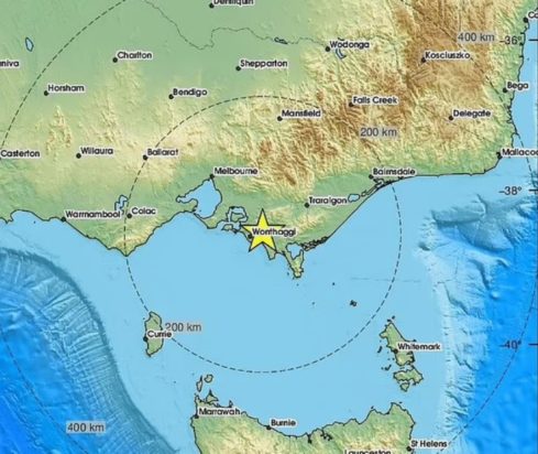 Earthquake Melbourne Australia