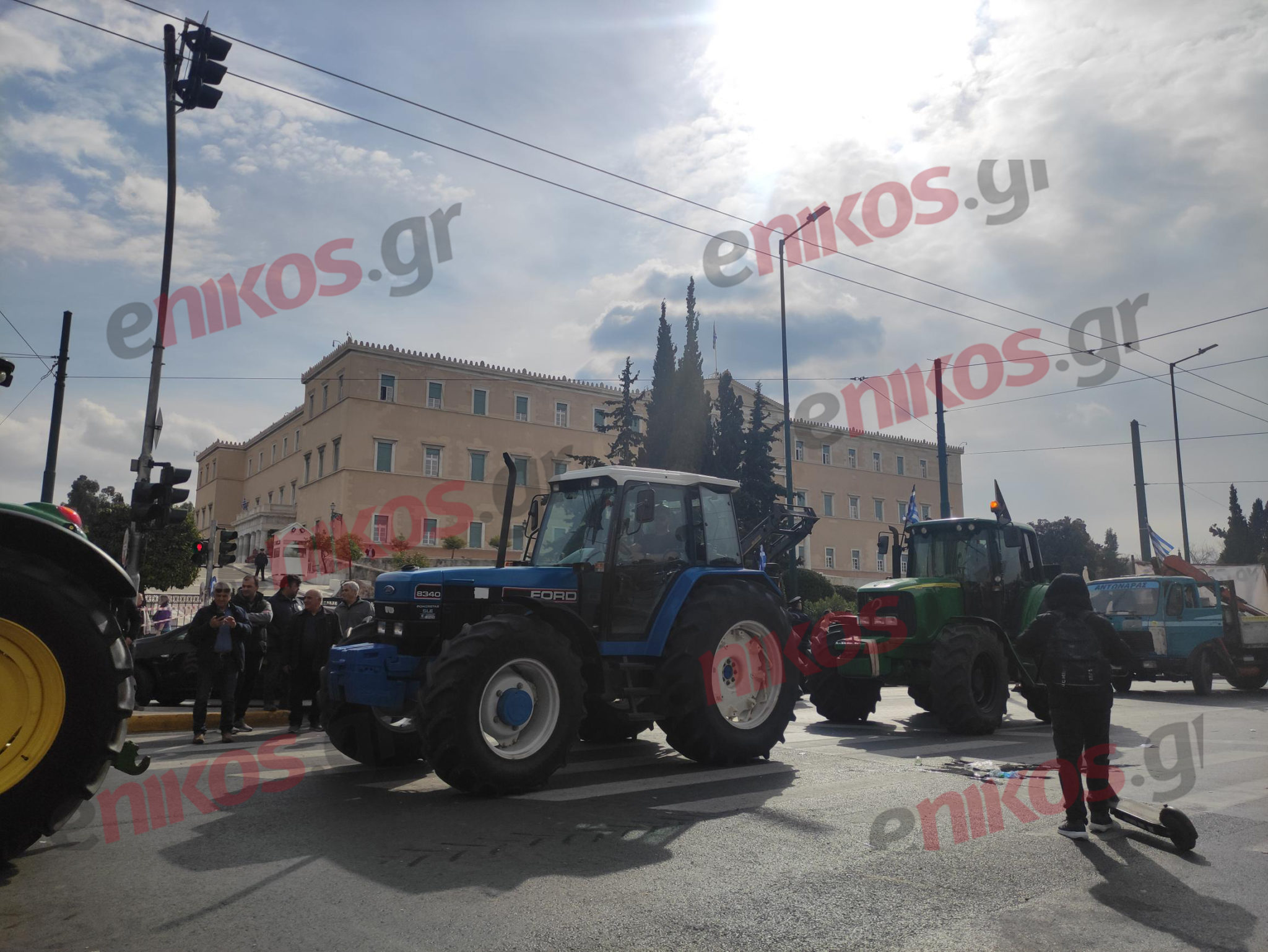 αγρότες τρακτέρ Σύνταγμα