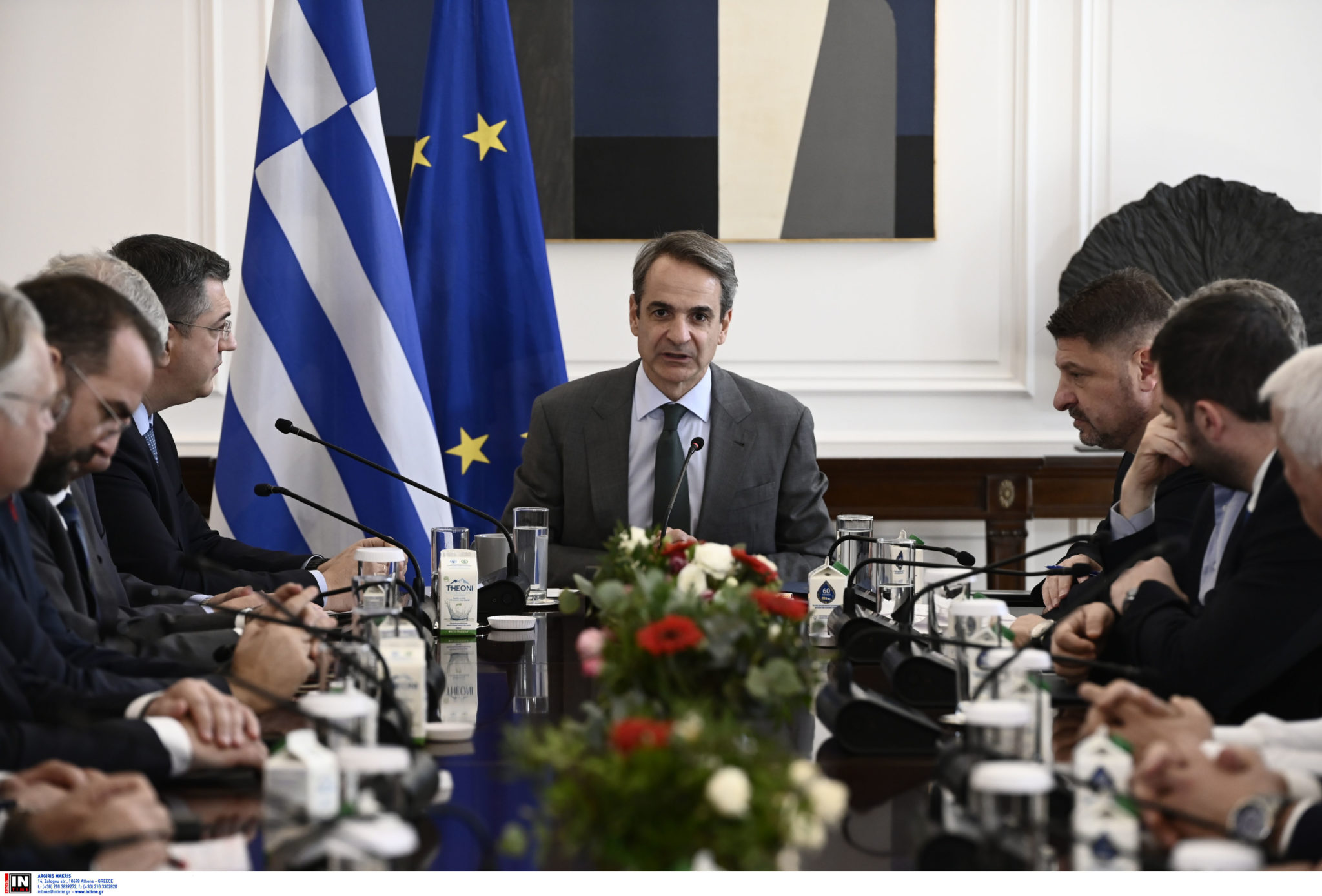 Συνάντηση Μητσοτάκη με Περιφερειάρχες