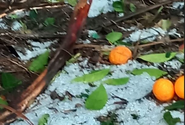 Χίος- χαλάζι