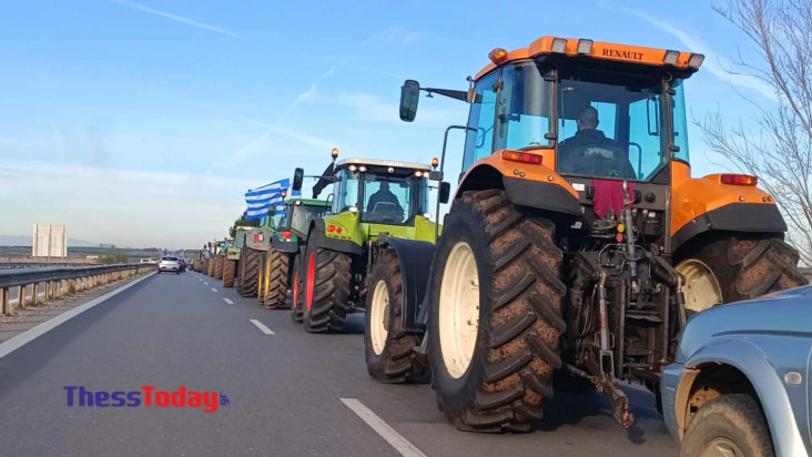 Πορεία αγροτών στην Θεσσαλονίκη