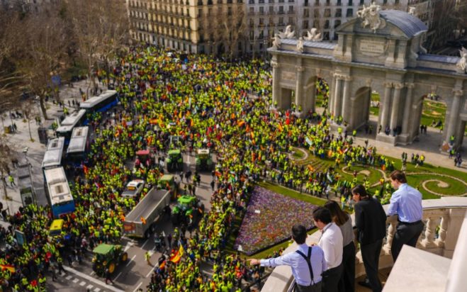 Αγρότες στην Ισπανία