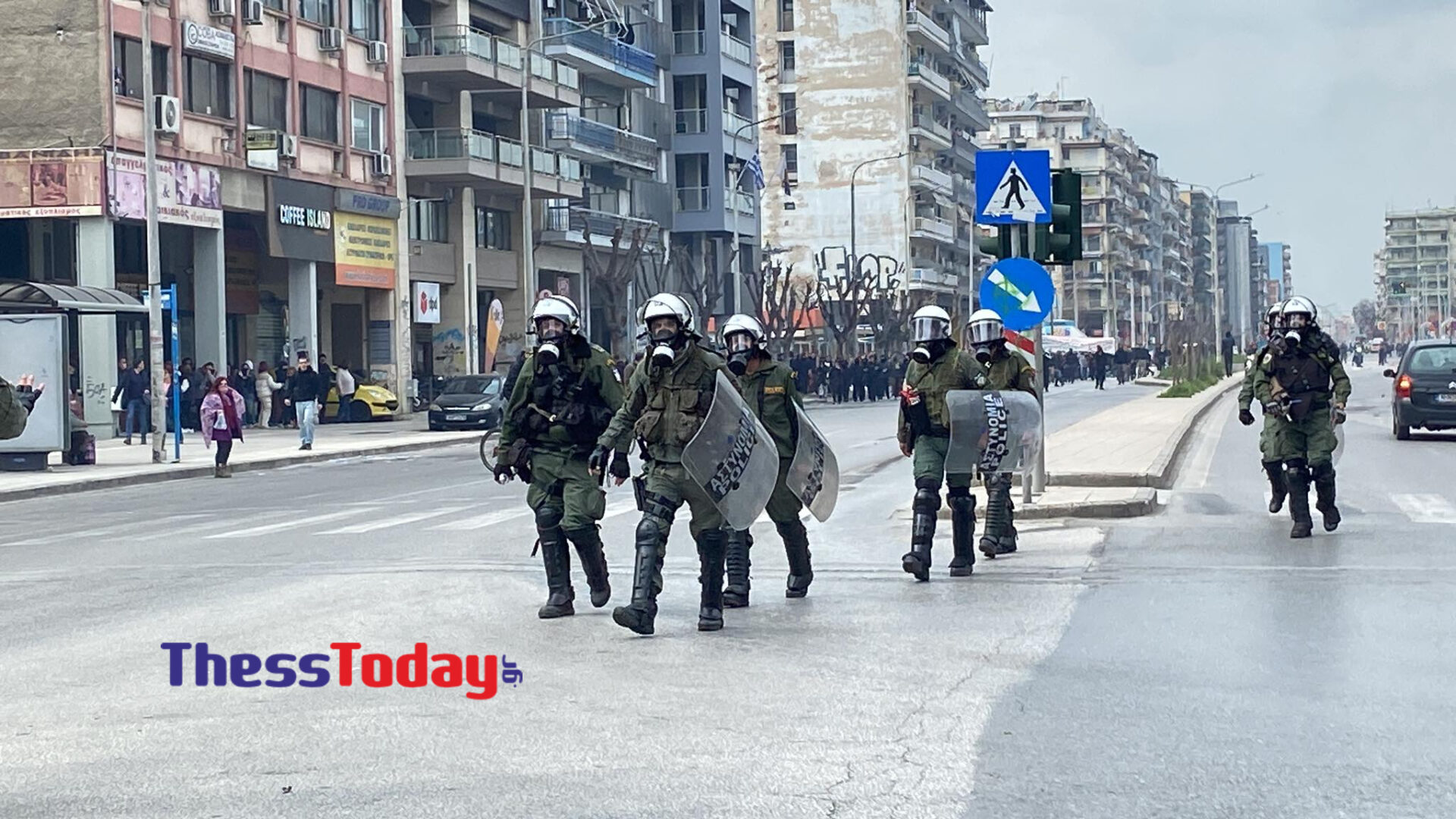 Θεσσαλονίκη - Τέμπη- επεισόδια