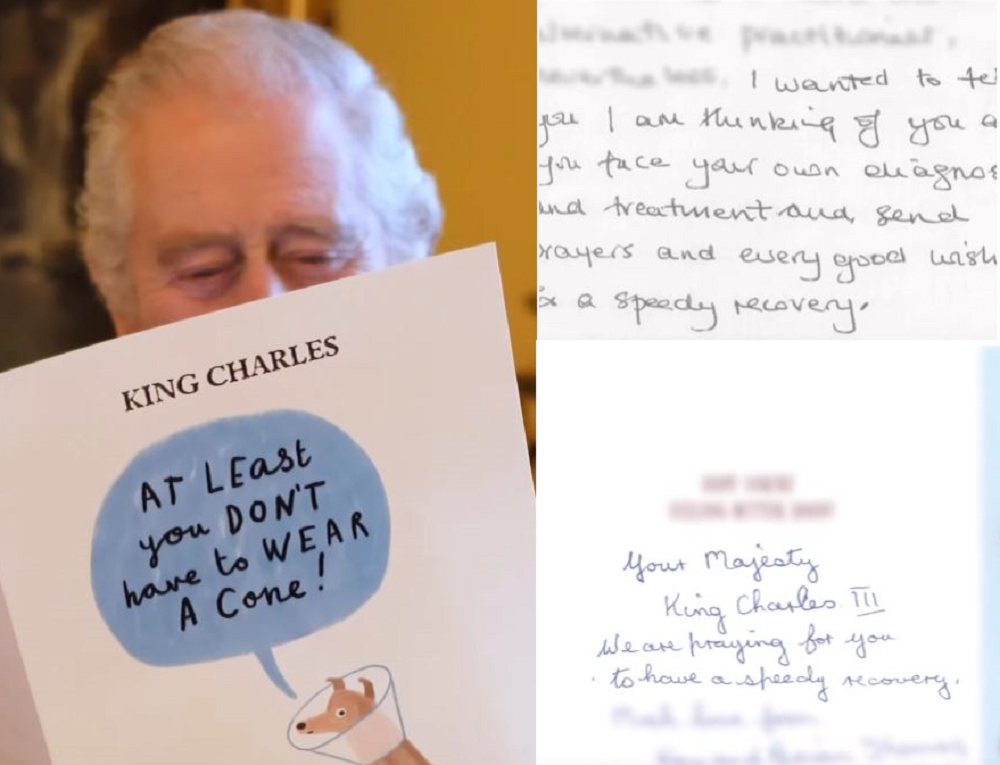Βασιλιάς Κάρολος: Η στιγμή που διαβάζει ευχετήριες κάρτες – Το μήνυμα που τον συγκίνησε – Βίντεο