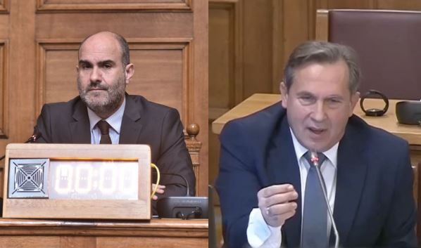 Ένταση στην Εξεταστική για τα Τέμπη: Βουλευτής της Νίκης έκανε… διατάσεις για να ξεπιαστεί – Οργή από Μαρκόπουλο