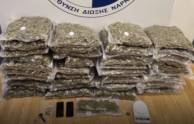Πατήσια: Συνελήφθη 35χρονος που παρέλαβε ταχυδρομικά δέματα με 23 κιλά κάνναβης