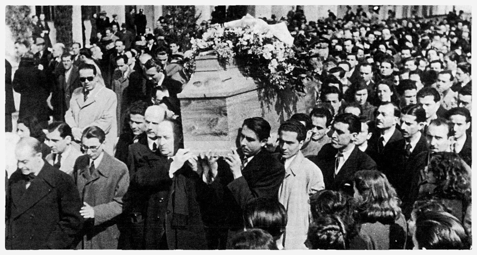Ο ξεσηκωμός του λαού στην κηδεία του Κωστή Παλαμά το 1943