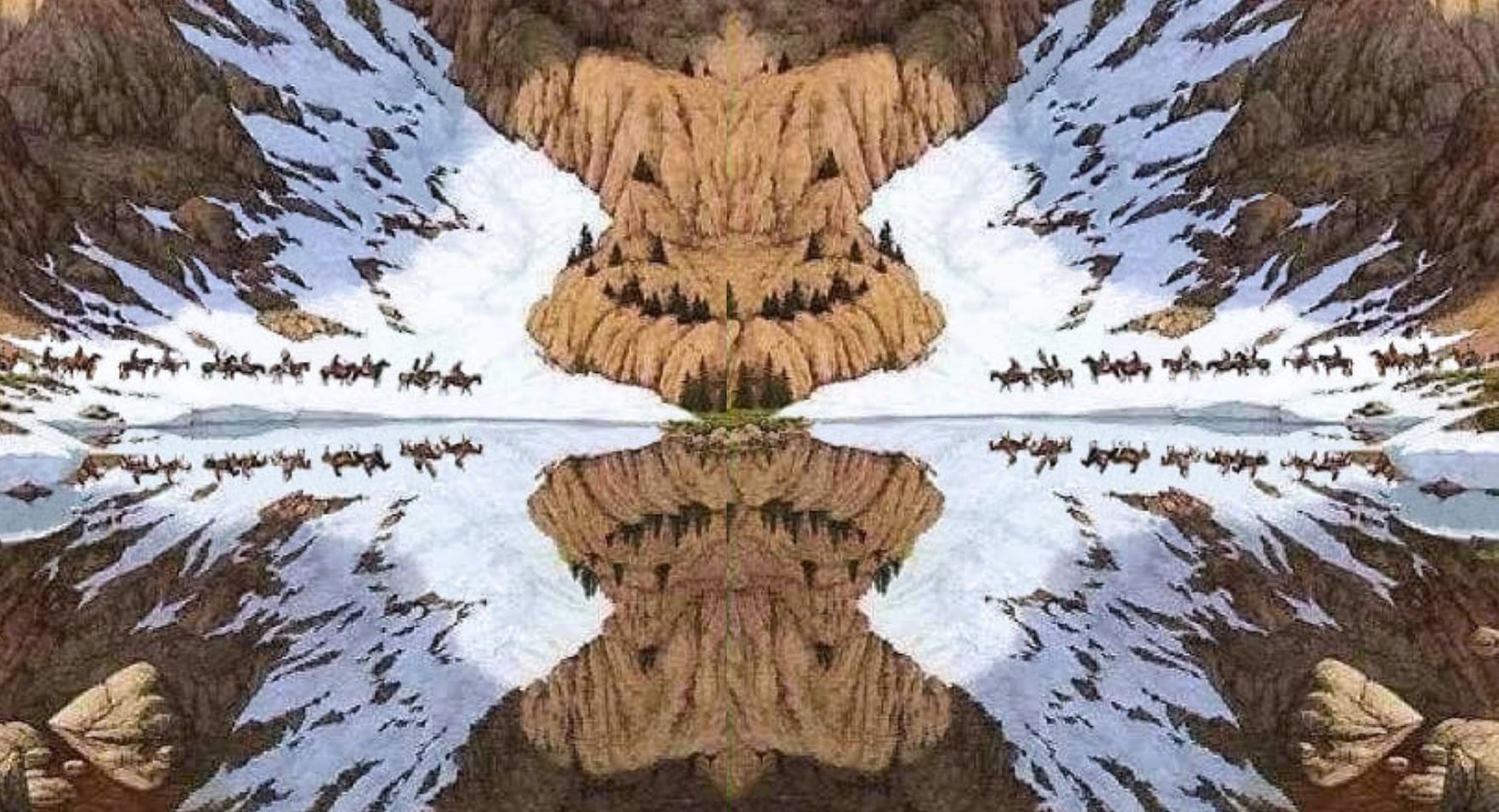Τεστ προσωπικότητας οπτική ψευδαίσθηση αετός βουνά καουμπόηδες