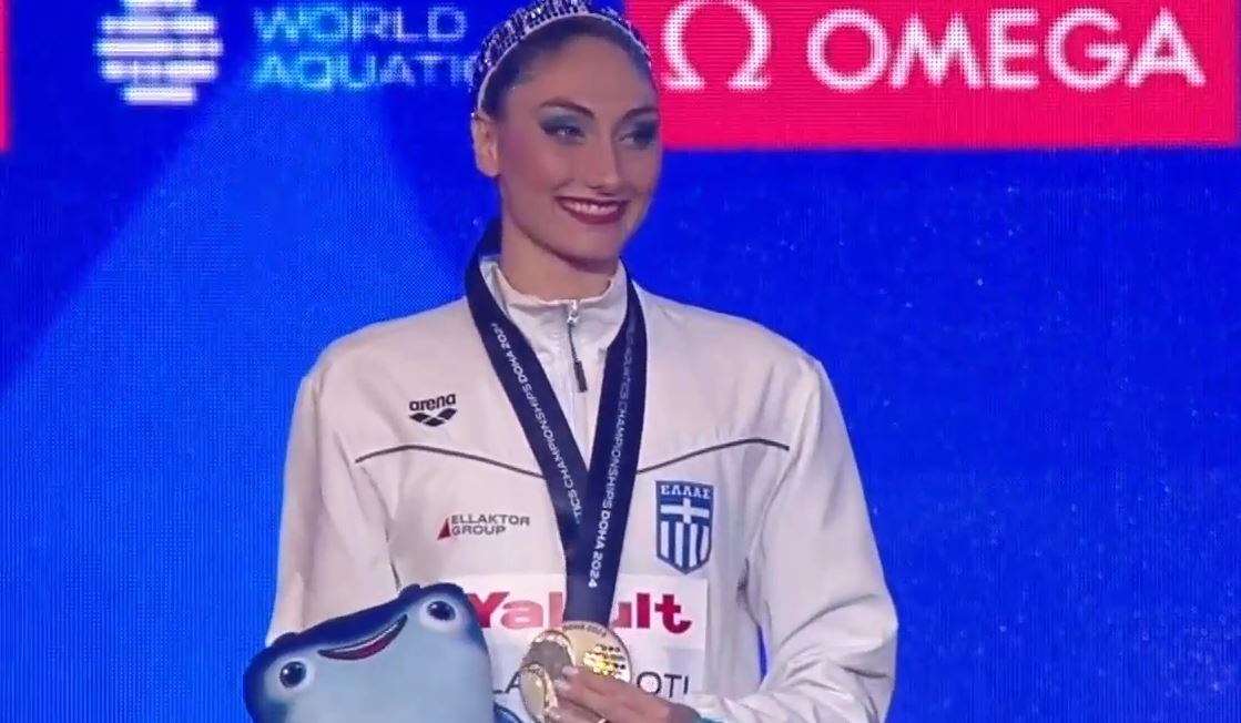 Ευαγγελία Πλατανιώτη: Είναι μεγάλη μου τιμή να βρίσκομαι στην δεύτερη θέση στον κόσμο – Δείτε την απονομή