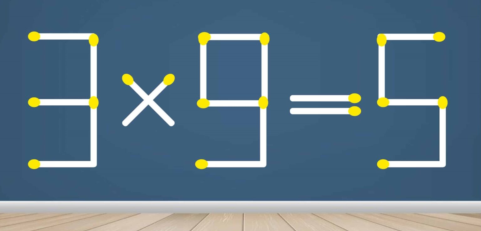 Τεστ IQ μόνο για ιδιοφυΐες: Αφαιρέστε 1 σπίρτo για να λύσετε την εξίσωση – Έχετε 25 δευτερόλεπτα