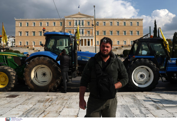 αγρότες τρακτέρ Σύνταγμα