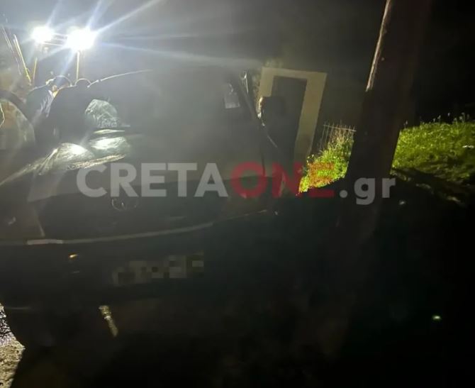 Τραγωδία στην Κρήτη: Πολύτεκνος πατέρας σκοτώθηκε σε τροχαίο – Το αγροτικό του «καρφώθηκε» σε κολώνα