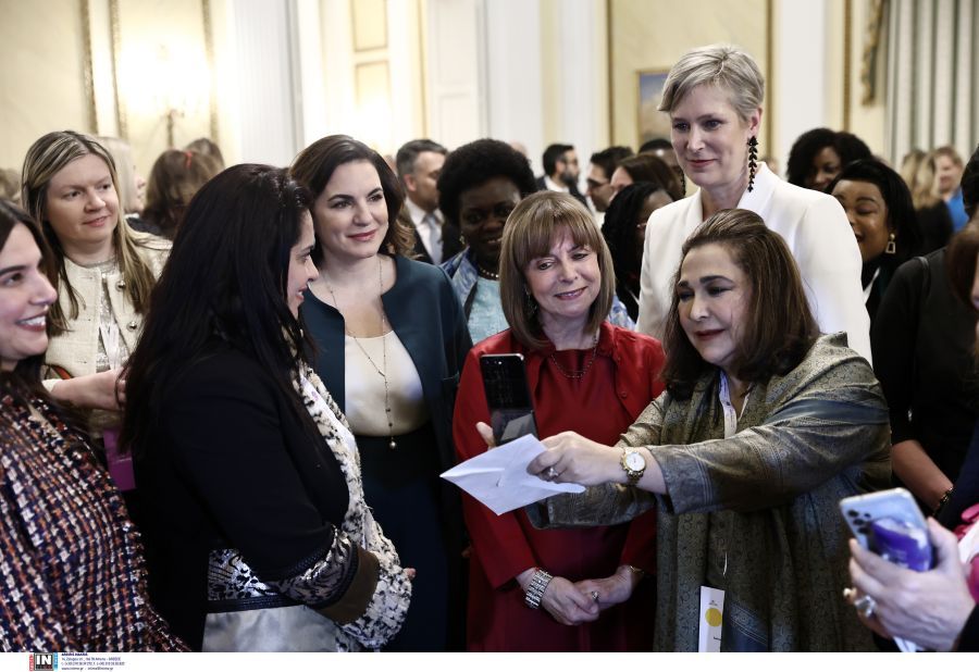 Κατερίνα Σακελλαροπούλου: Δεξίωση στο Προεδρικό Μέγαρο για το δίκτυο  Women Political Leaders     