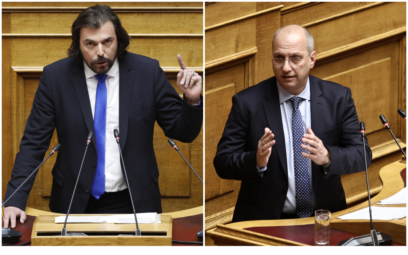 debate Οικονόμου Παππάς