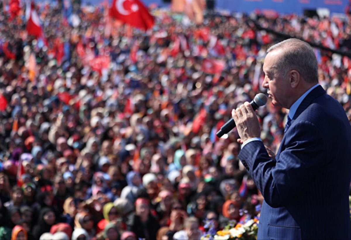 Ερντογάν: Επικαλέστηκε την άλωση της Κωνσταντινούπολης και την Αγία Σοφία, σε προεκλογική συγκέντρωση