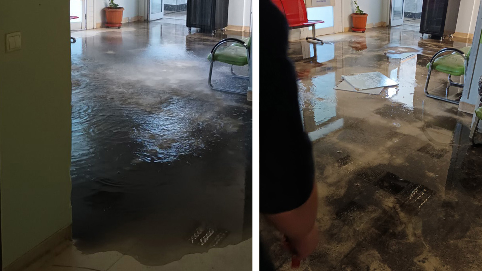 Διαρροή καυτού νερού στον «Ευαγγελισμό» – Τα νερά από τον 9ο όροφο έφτασαν μέχρι και τον 3ο όροφο