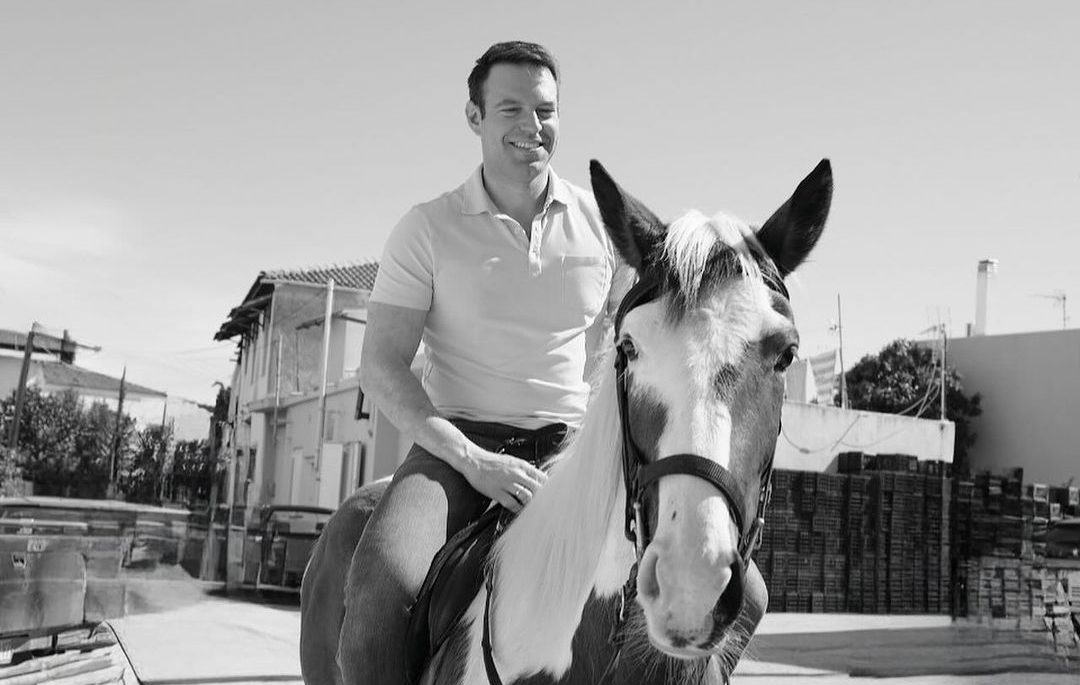 Στέφανος Κασσελάκης άλογο