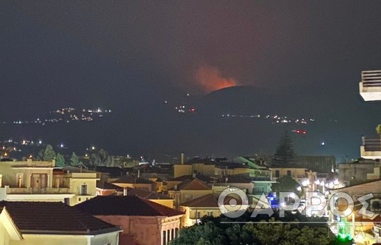 Μεσσηνία: Φωτιά πάνω από το μοναστήρι της Δήμιοβας – ΒΙΝΤΕΟ