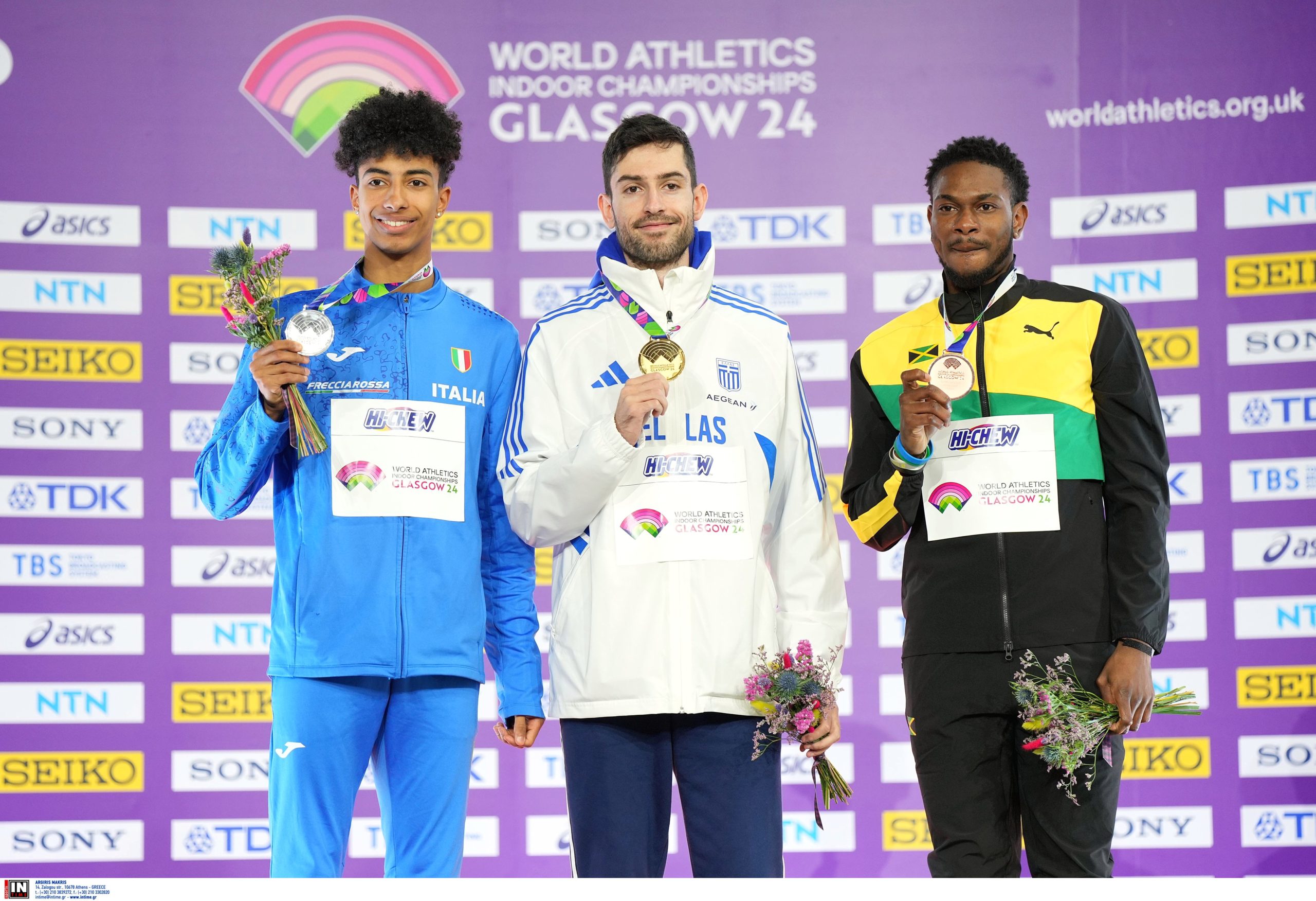 Μίλτος Τεντόγλου απονομή χρυσού μεταλλίου