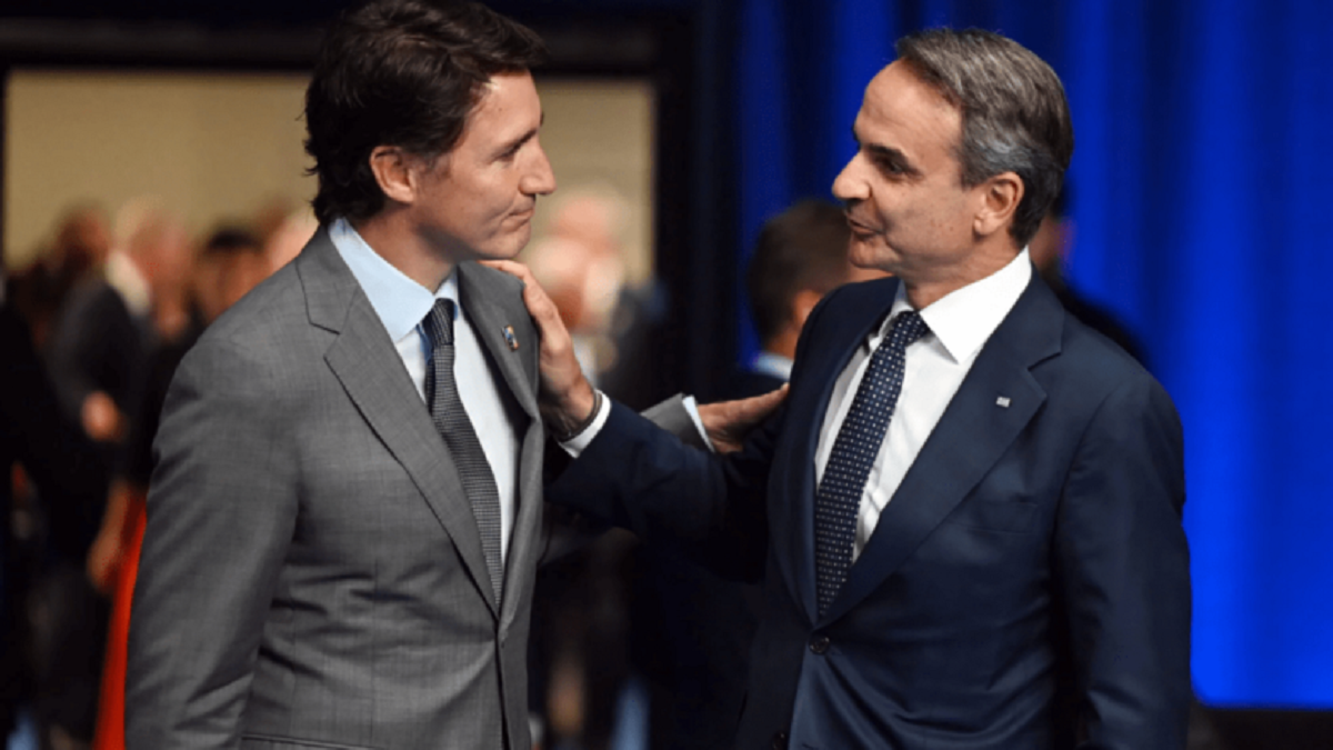 Ιστορική επίσκεψη Μητσοτάκη στον Καναδά- Συνάντηση με τον Τζάστιν Τριντό