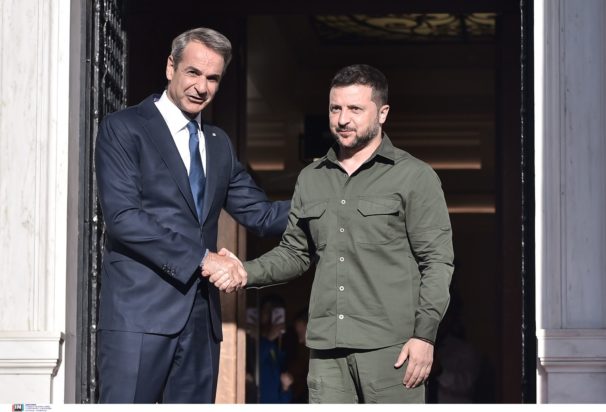 Κυριάκος Μητσοτάκης Βολοντίμιρ Ζελένσκι