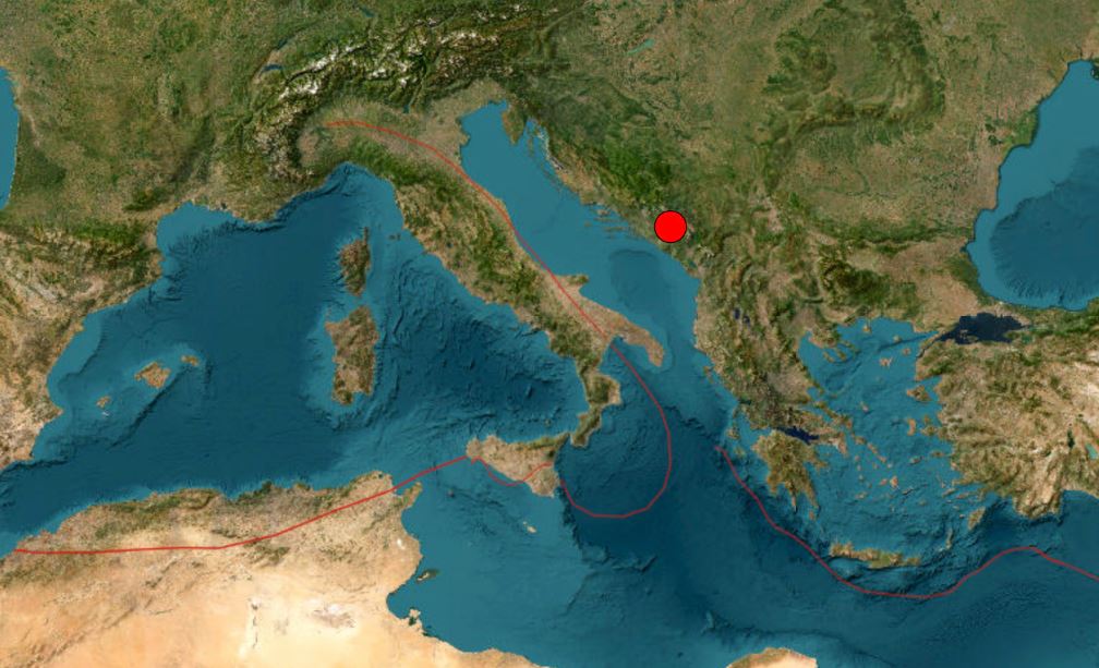 Σεισμός στο Μαυροβούνιο