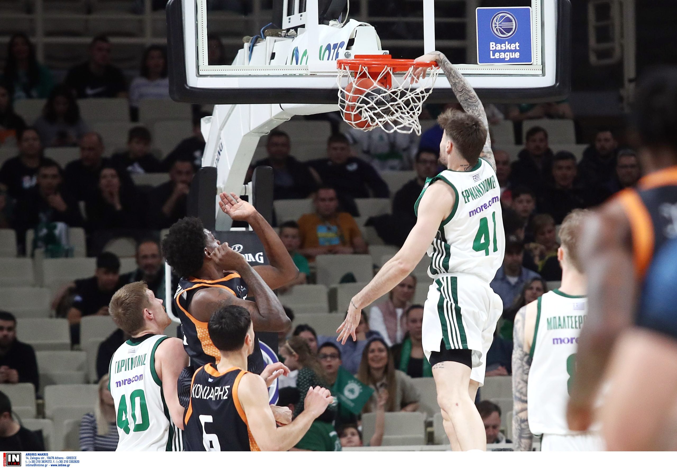 Παναθηναϊκός – Προμηθέας 93-62: Άνετη νίκη για το «τριφύλλι» με το βλέμμα στη Βίρτους