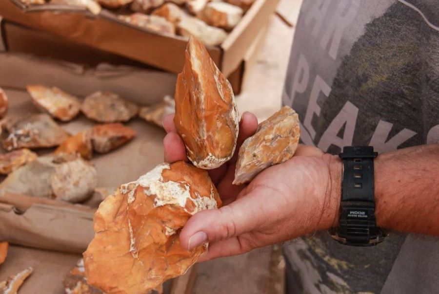 Τσεκούρια παλάμης ηλικίας 500.000 ετών.