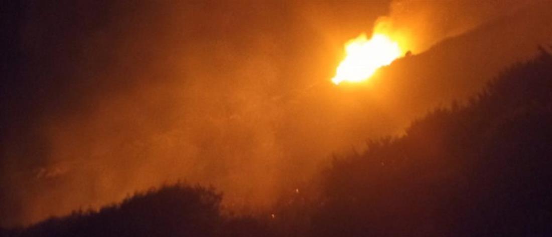 Λασίθι: Βελτιωμένη η εικόνα της φωτιάς – Παραμένουν στο σημείο ισχυρές πυροσβεστικές δυνάμεις