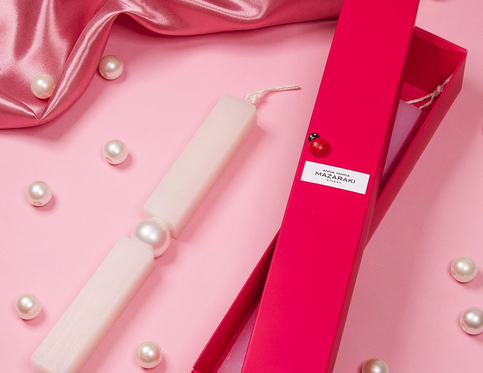 Πρωτότυπες λαμπάδες με κοσμήματα, με την υπογραφή της Άννας Μαρίας Μαζαράκη!