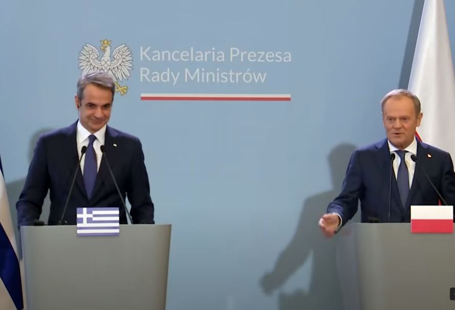 ΑΠΕΥΘΕΙΑΣ – Οι δηλώσεις του Κυριάκου Μητσοτάκη με τον Ντόναλντ Τουσκ