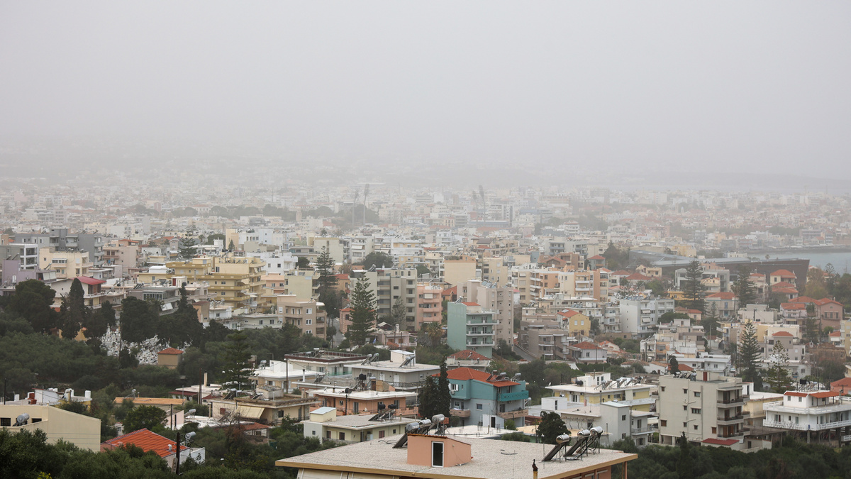 Καιρός, Kairos, Αφρικάνικη σκόνη, αφρικάνικη σκόνη, skoni