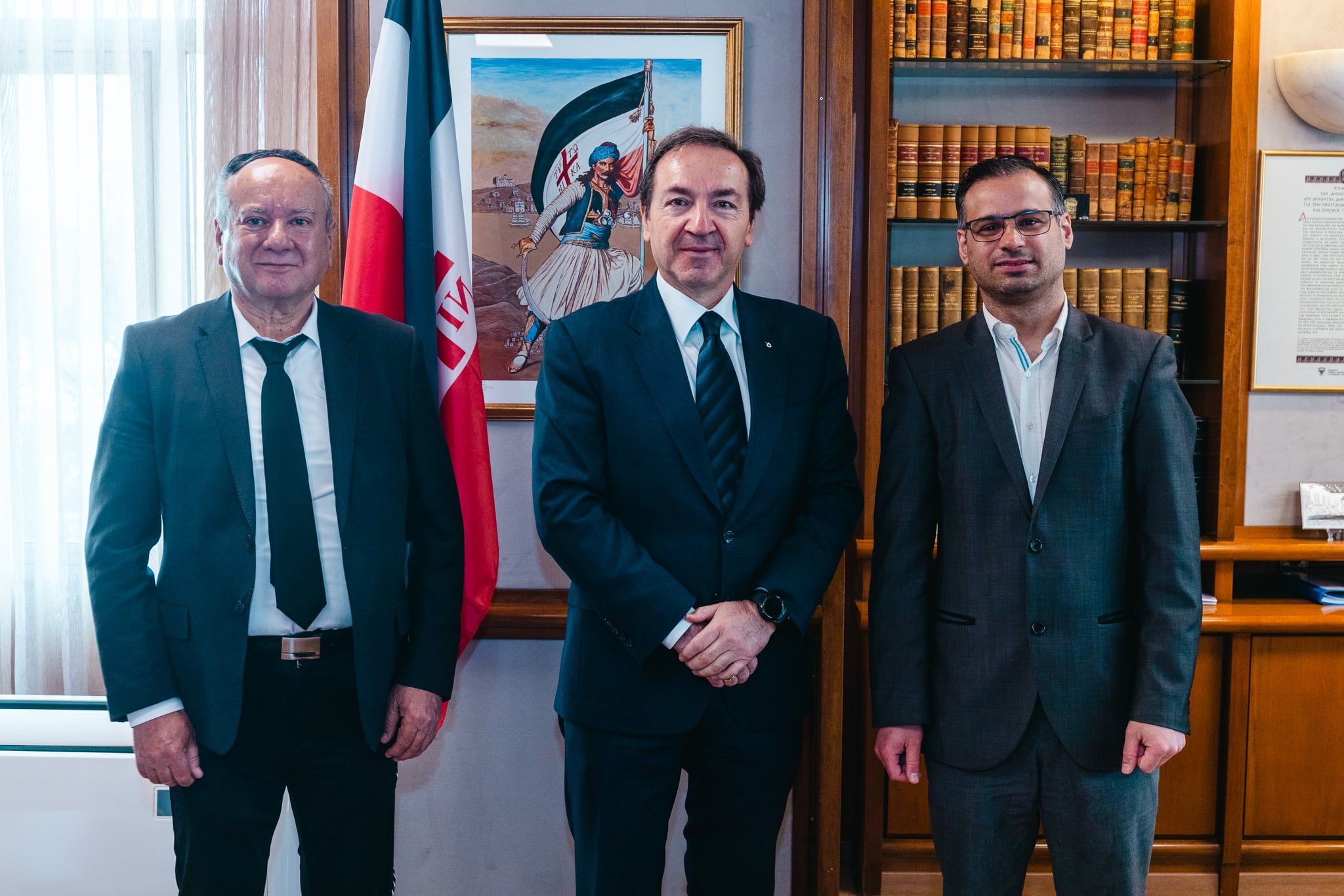 Συνάντηση της Ένωσης Συντακτών Επαρχιακού Τύπου με τον υφυπουργό Δικαιοσύνης