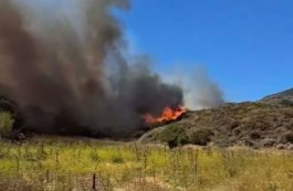 φωτιά Μονεμβασιά