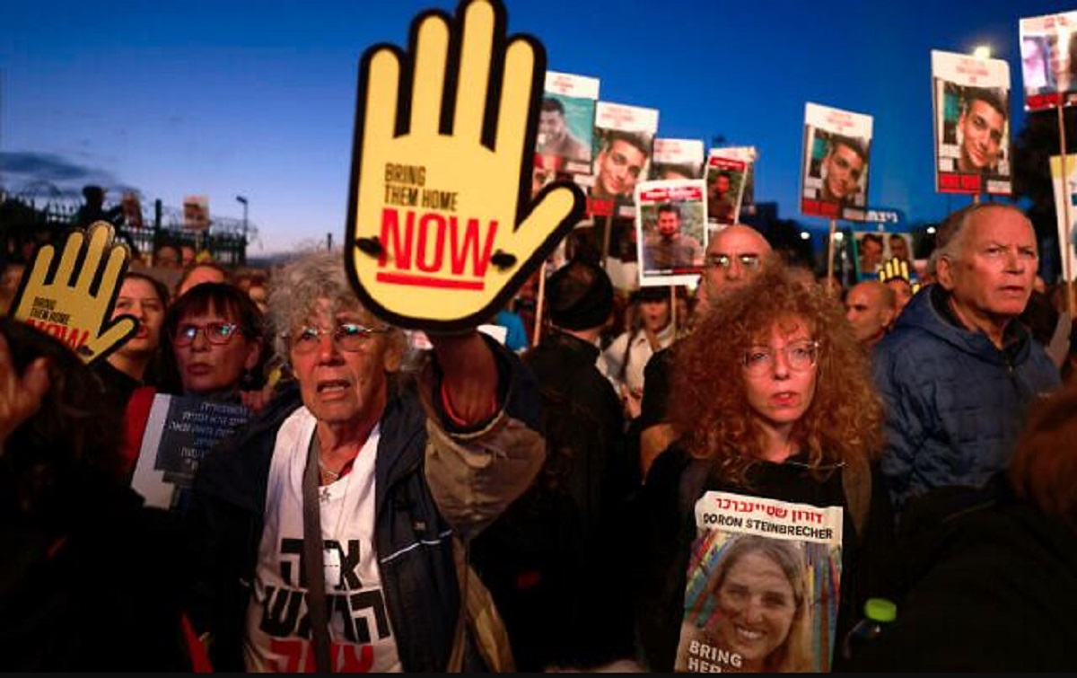 Ισραήλ: Χιλιάδες Ισραηλινοί στους δρόμους της Ιερουσαλήμ ζητούν την απελευθέρωση των ομήρων