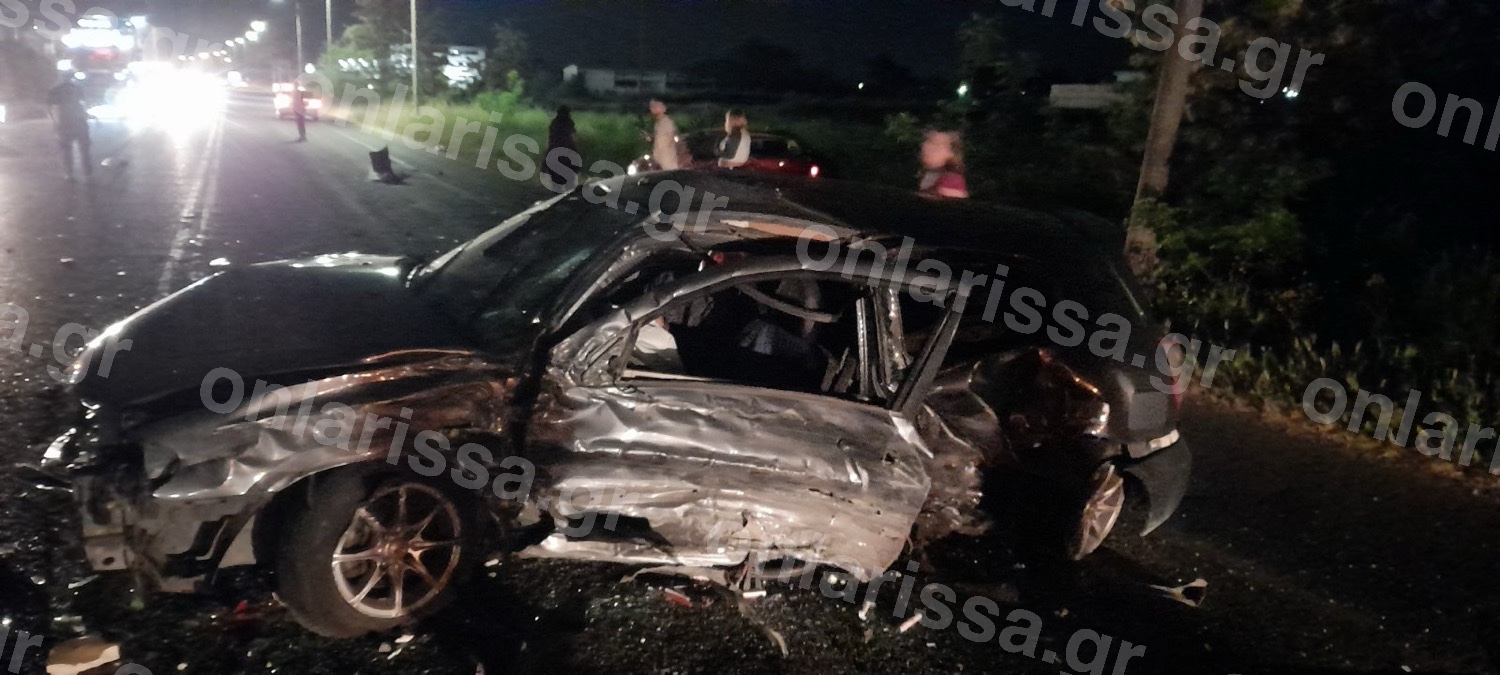Λάρισα: Σοβαρό τροχαίο με 4 τραυματίες – ΦΩΤΟ & ΒΙΝΤΕΟ