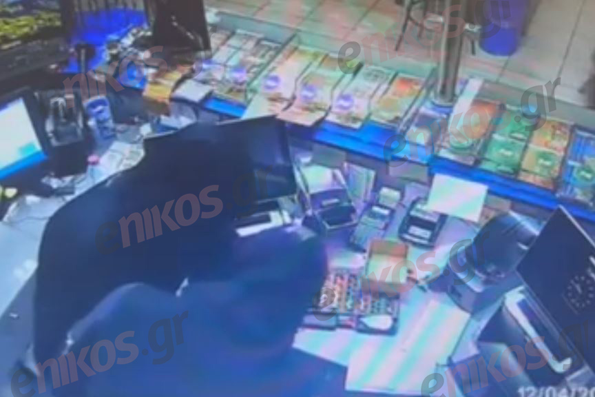 Ζωγράφου: Καρέ καρέ η δράση ληστών που χτύπησαν πρακτορείο ΟΠΑΠ και μίνι μάρκετ – Βίντεο ντοκουμέντα